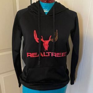 Realtree Pink Multicolor Camo Hoodie Women Size M